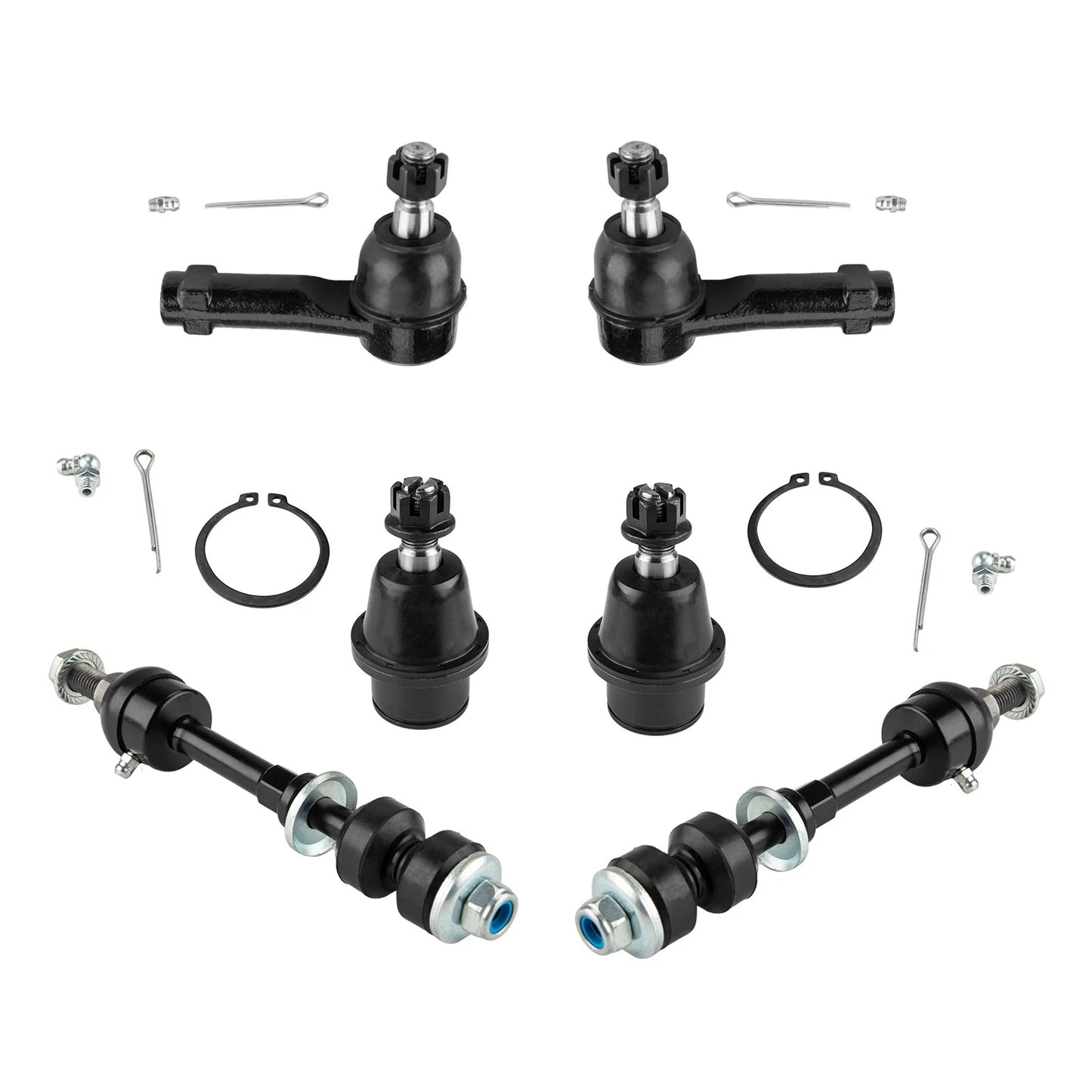 Front Upper & Lower Suspension Kit 8Pc for 2005–2008 Ford F-150 4.2L-5.4L