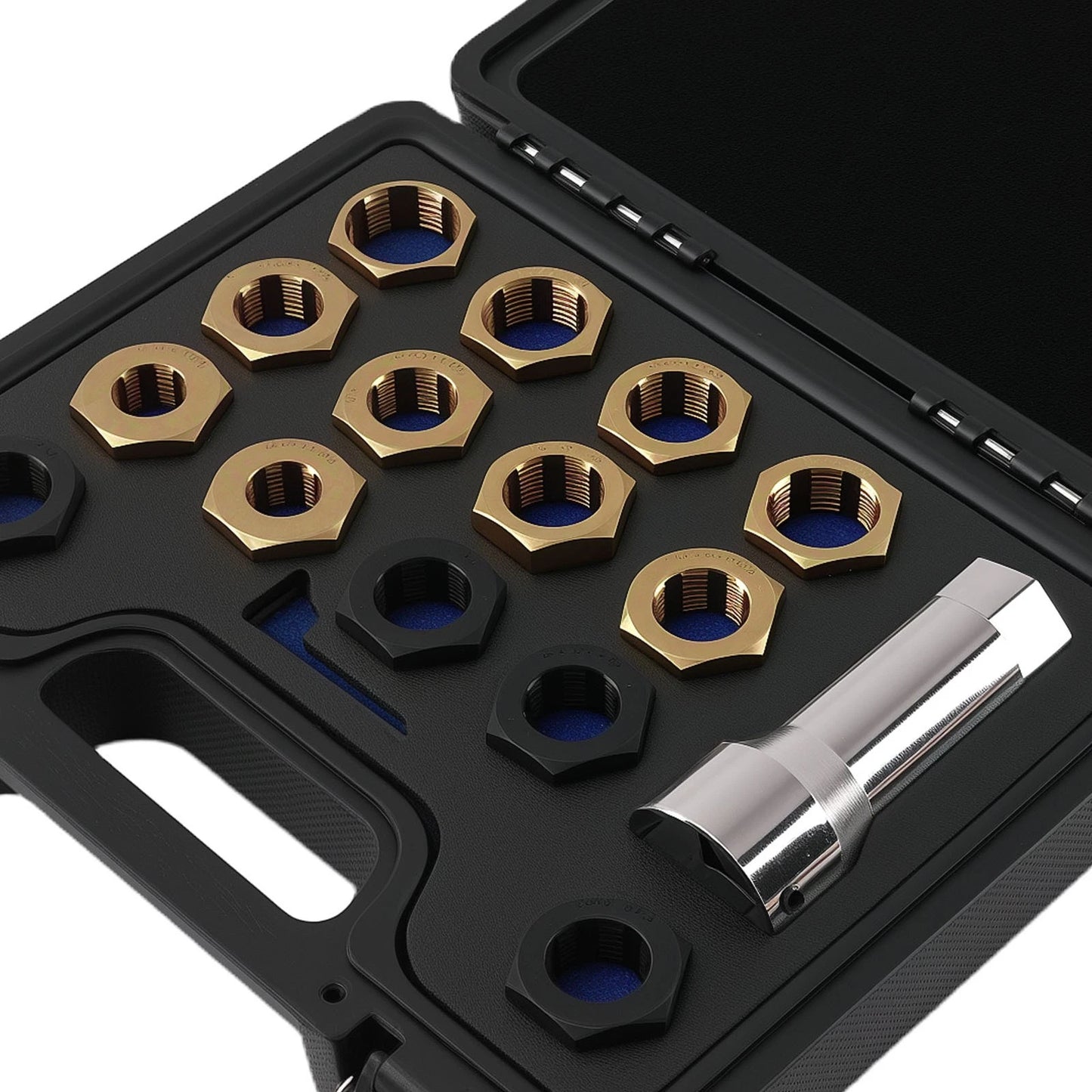 Axle Spindle Thread Restorer Set for M16–M27 SAE Metric (Repair Tool Kit)