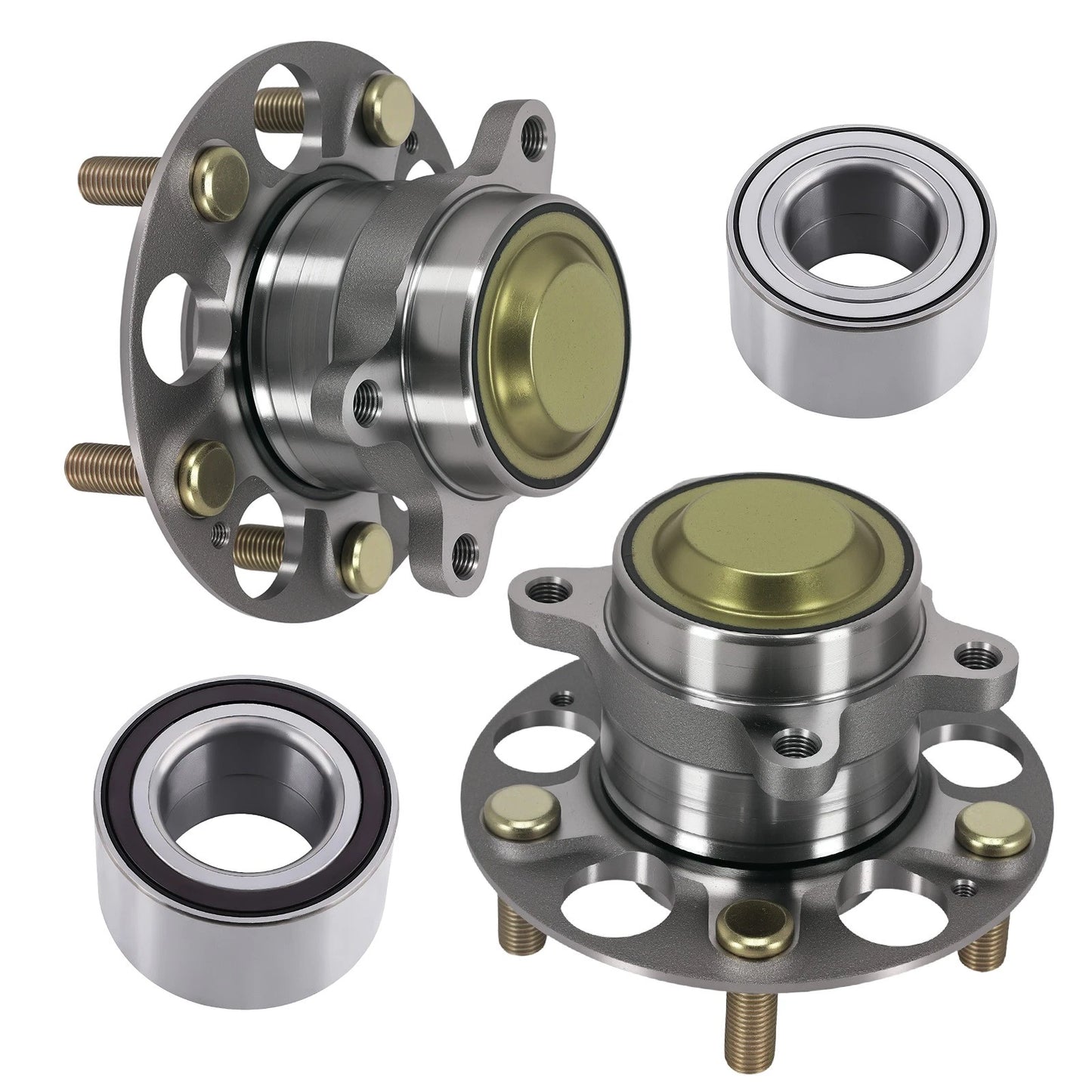 Front Wheel Bearings 4Pcs for Honda Civic HF LX (2015–2015)