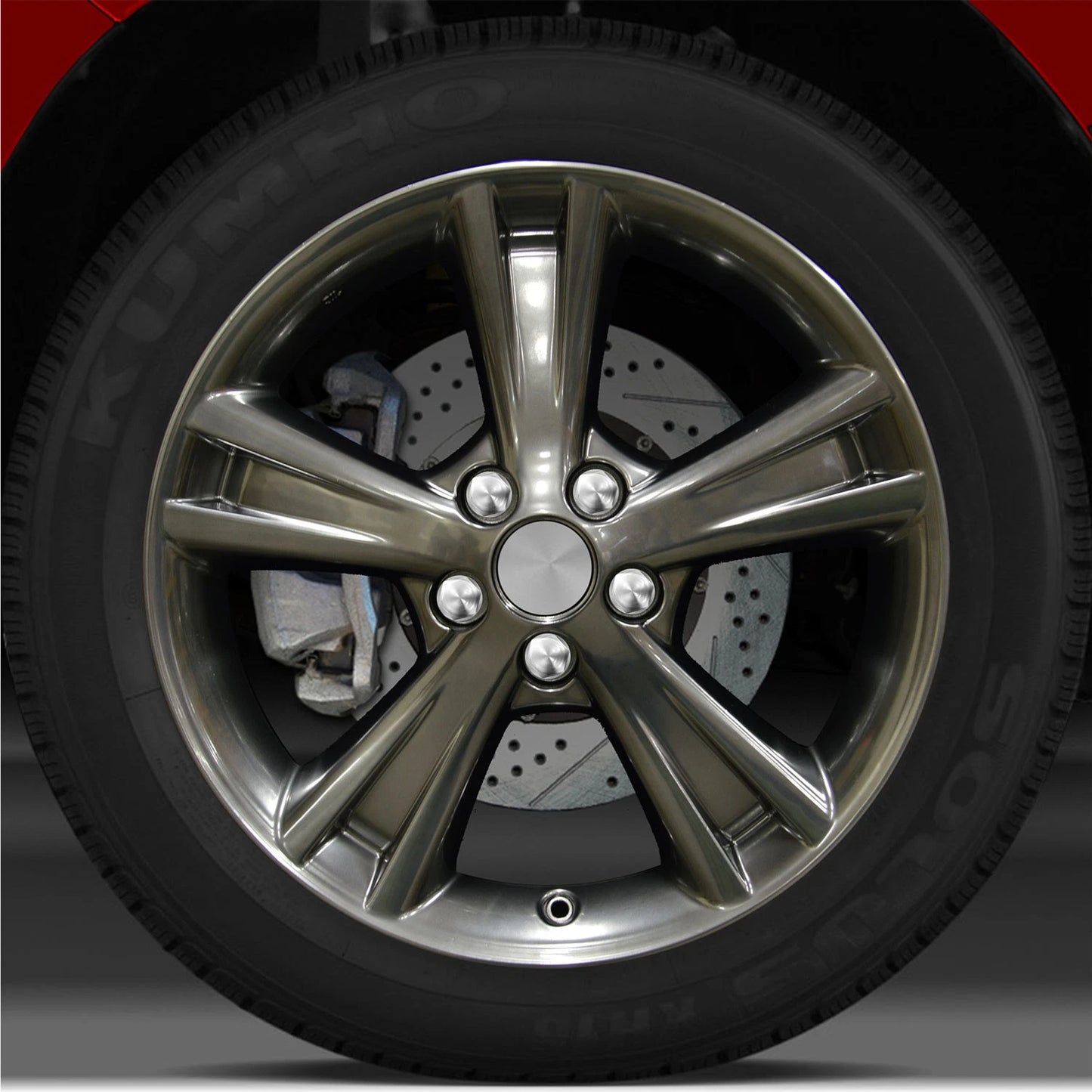 18x7 Factory Wheel (Hyper Bright Smoked Silver) For 2007 Lexus RX400