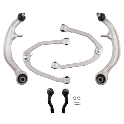 Front Upper Lower Control Arm & Tie Rod End for Nissan 350Z Infiniti G35 (2003–2009)