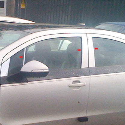 8pc Chrome Pillar Post Trim Replacement for 2011–2015 Chevy Volt