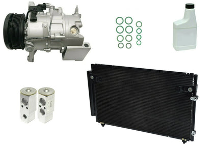 AC Compressor Kit Replacement with Condenser for Chevrolet AH66 (GG371 2000–2006)