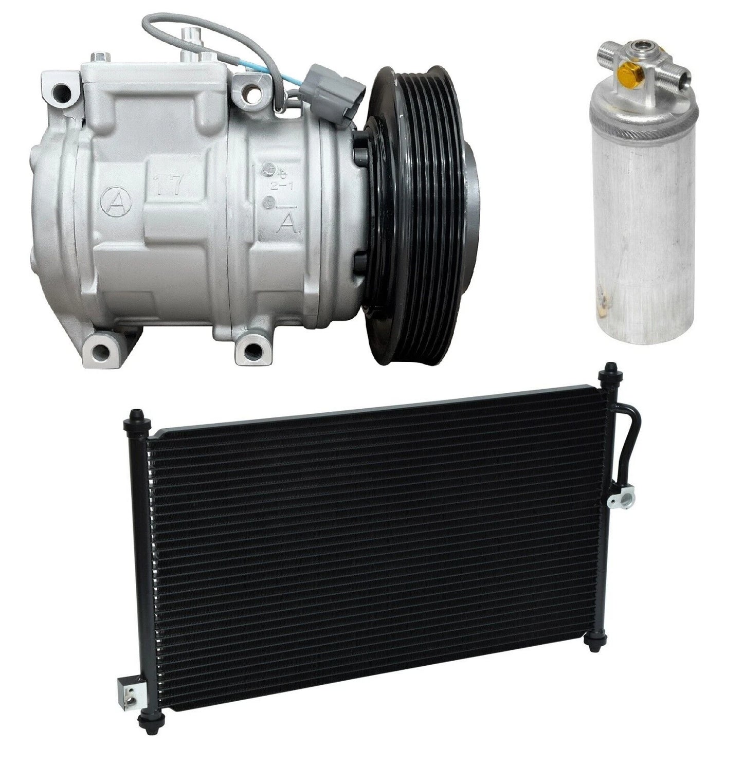 AC Compressor Kit With Condenser for Honda Accord 2.2L (1996–1997)