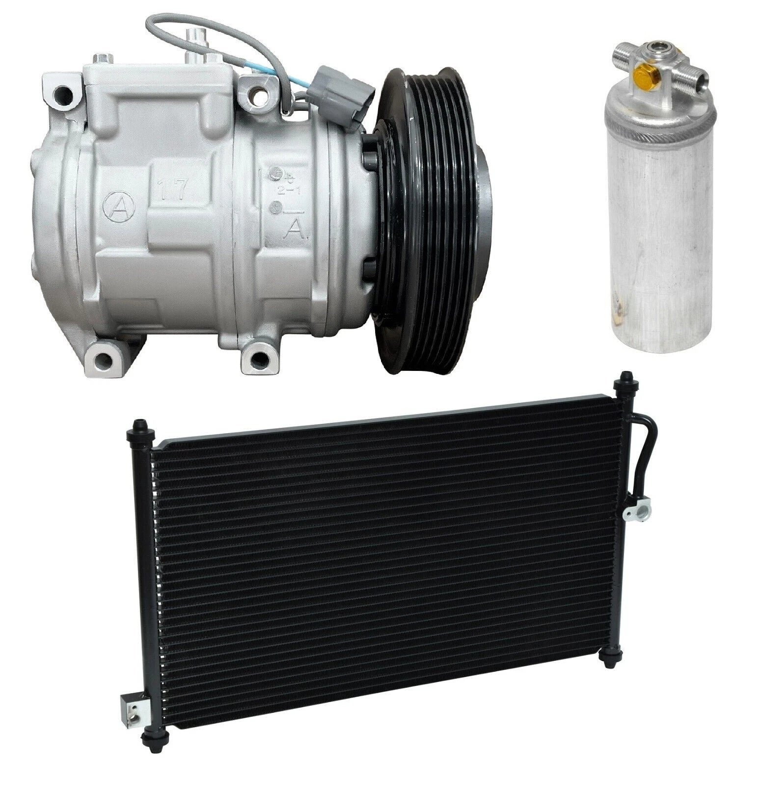 AC Compressor Kit With Condenser for Honda Accord 2.2L (1996–1997)