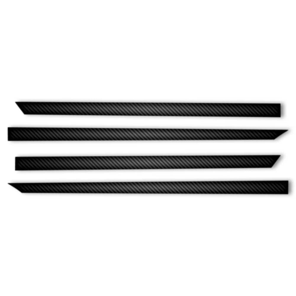 4pc Carbon Fiber 1 1/4" Accent Trim for 2021-2025 Ford Maverick