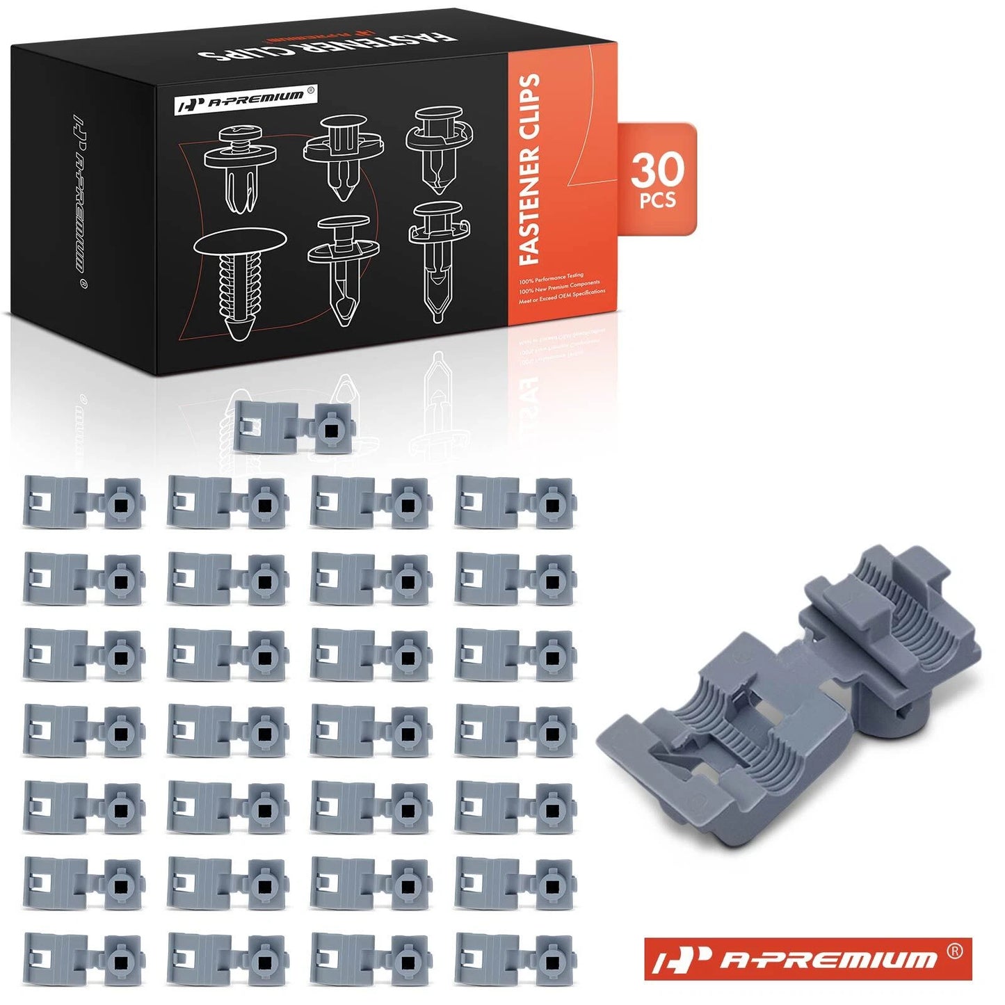 30Pcs 4mm Nylon Tailgate Door Lock Rod Latch Retainer for Chevy Ford