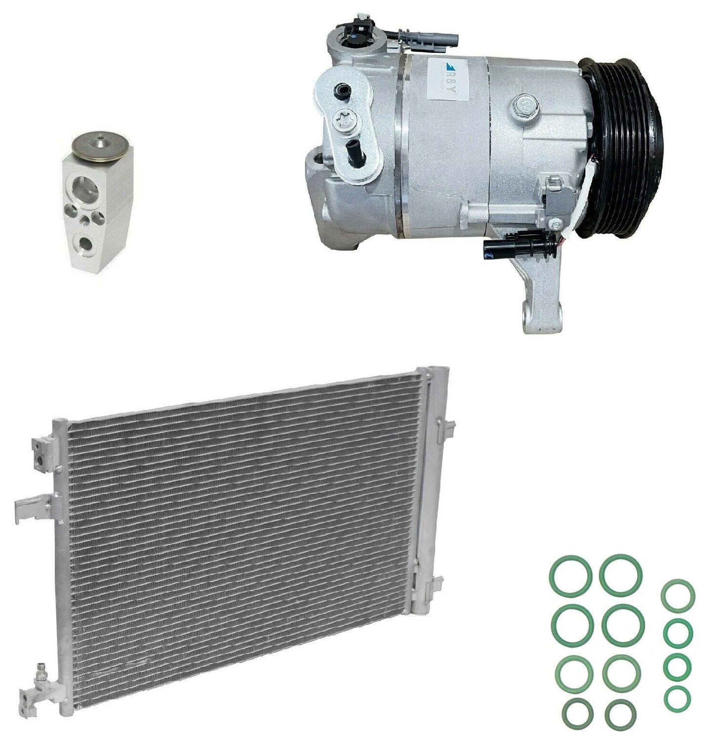 AC Compressor Kit with Condenser for Buick LaCrosse 3.6L (2015–2016)
