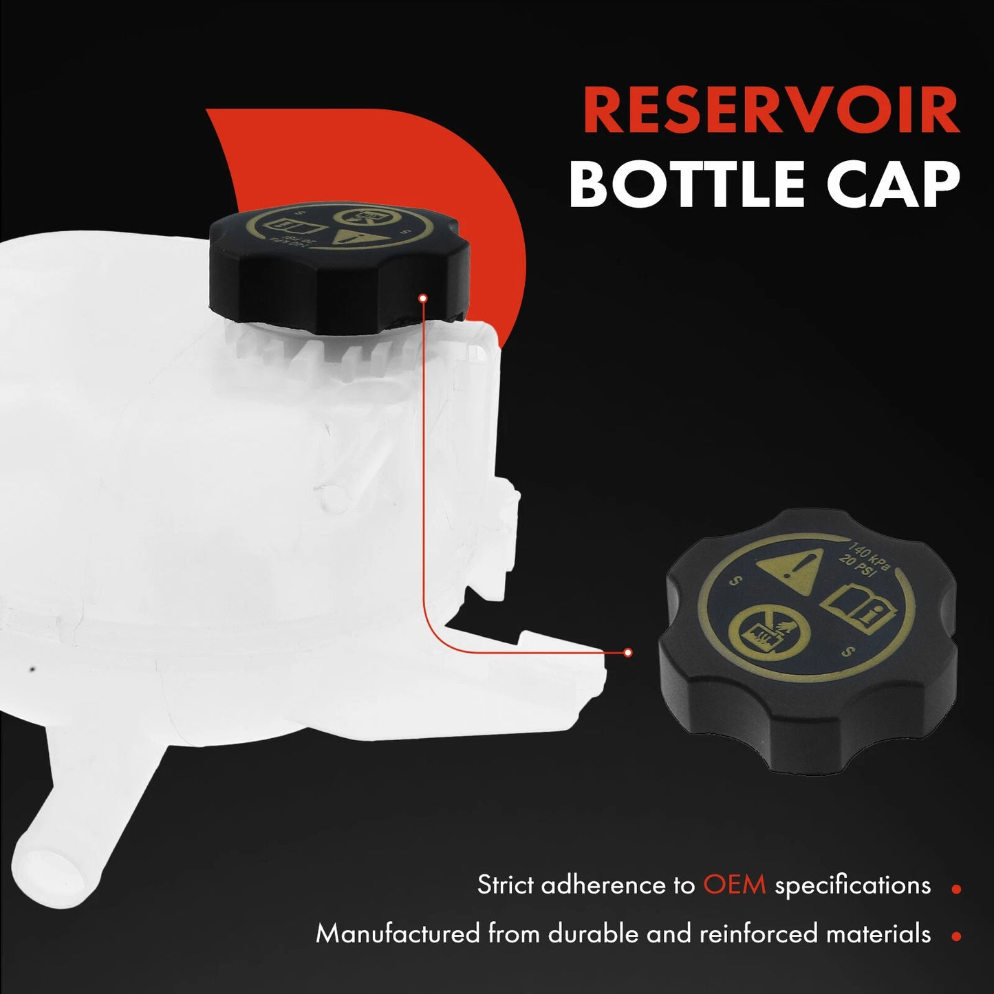 Coolant Reservoir for Chevrolet Cruze (2016–2019)