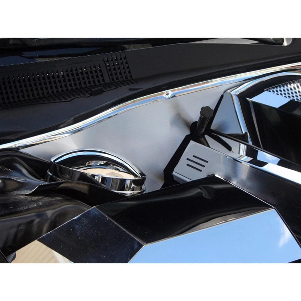 Brushed Stainless Firewall for 2009-15 Charger/300 w/ACC Fuel Rail&Plenum Covers