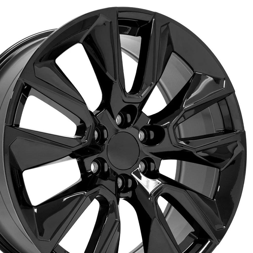 22" Black 2WD Wheel for 1988-2000 Chevy C2500 - RVO4864 - RVO4864