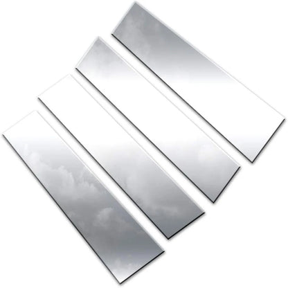 Luxury FX Polished Pillar Post Trim 4pc for 2021–2023 Chevy Tahoe