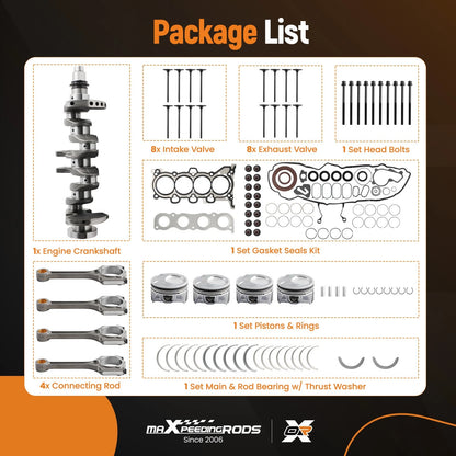 Crankshaft and Connecting Rod Kit for Kia Forte 2.0L (2017–2018)