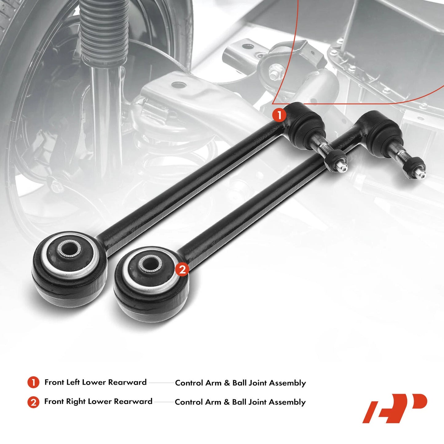 2X Front Lower Control Arm Ball Joint for Chevrolet Caprice Pontiac G8 (2008–2009)
