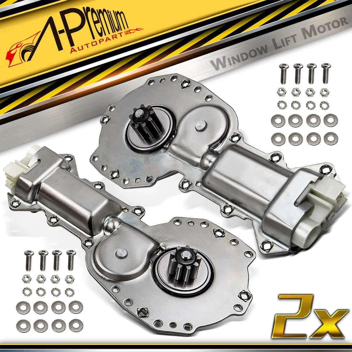 2X Front Window Motor for Chevy Camaro (1993–2002) Pontiac Firebird