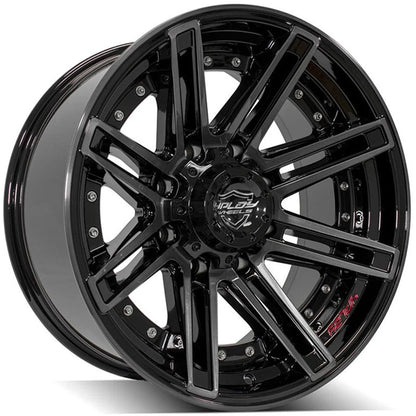 20" Gloss Black Wheel w/Brushed Face for 2000-05 Ford Excursion - RVO3166