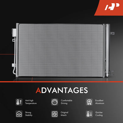 A/C Condenser with Receiver Drier for Cadillac XT4 (2019–2023)