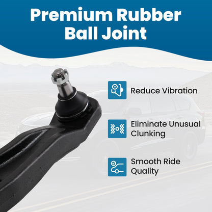 10x Front Lower Control Arms Ball Joint Tie Rods Kit for Honda Pilot MDX (2006–2008)