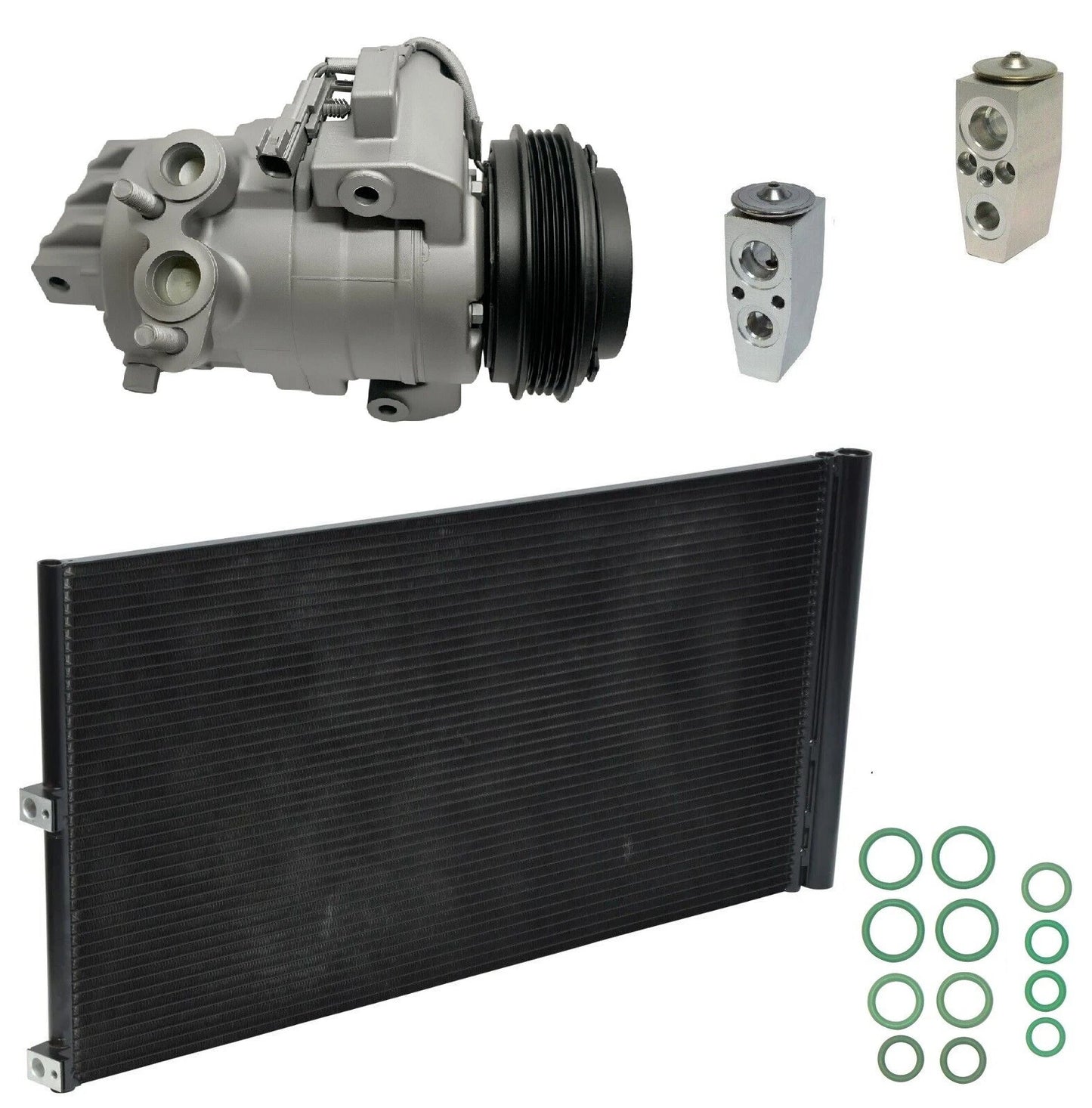 AC Compressor Kit With Condenser for Lincoln Navigator 3.5L (2017–2017)