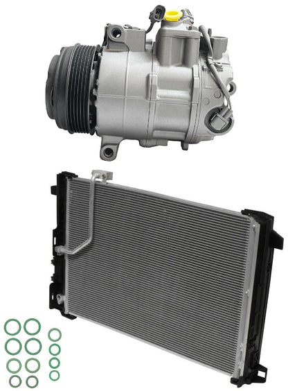 AC Compressor Kit with Condenser for Mercedes GLK250 2.1L (2013–2015)