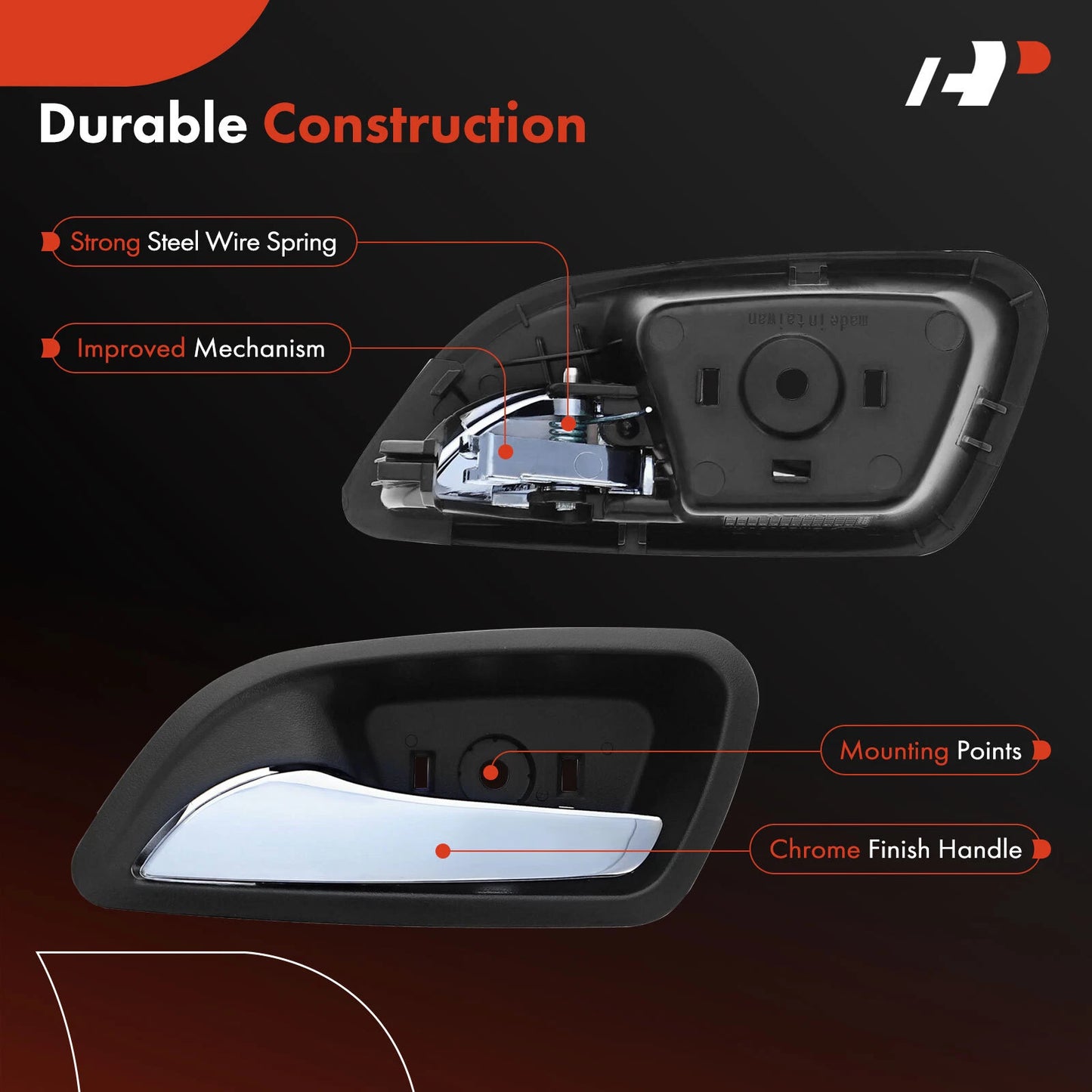 2X Front or Rear Interior Door Handle for Chevrolet Cruze (2011–2015)
