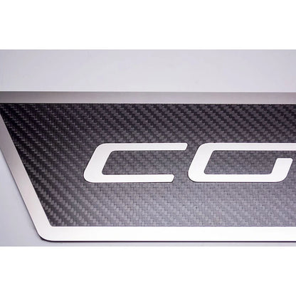 Carbon Fiber Outer Door Sills with Corvette Inlay for 2005–2013 Chevy Corvette