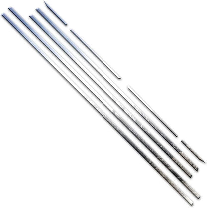 8pc Stainless Steel Window Sill Trim Kit for Toyota Prius (2010–2015)