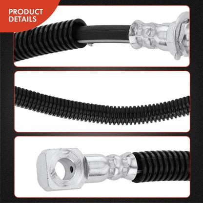 2X Front Brake Hydraulic Hose for Chevrolet S10 (2000–2003) GMC Isuzu