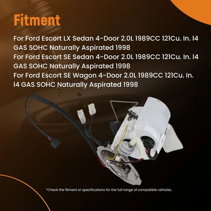 Fuel Pump Module Assembly for Ford Escort 2.0L (1998–1999)