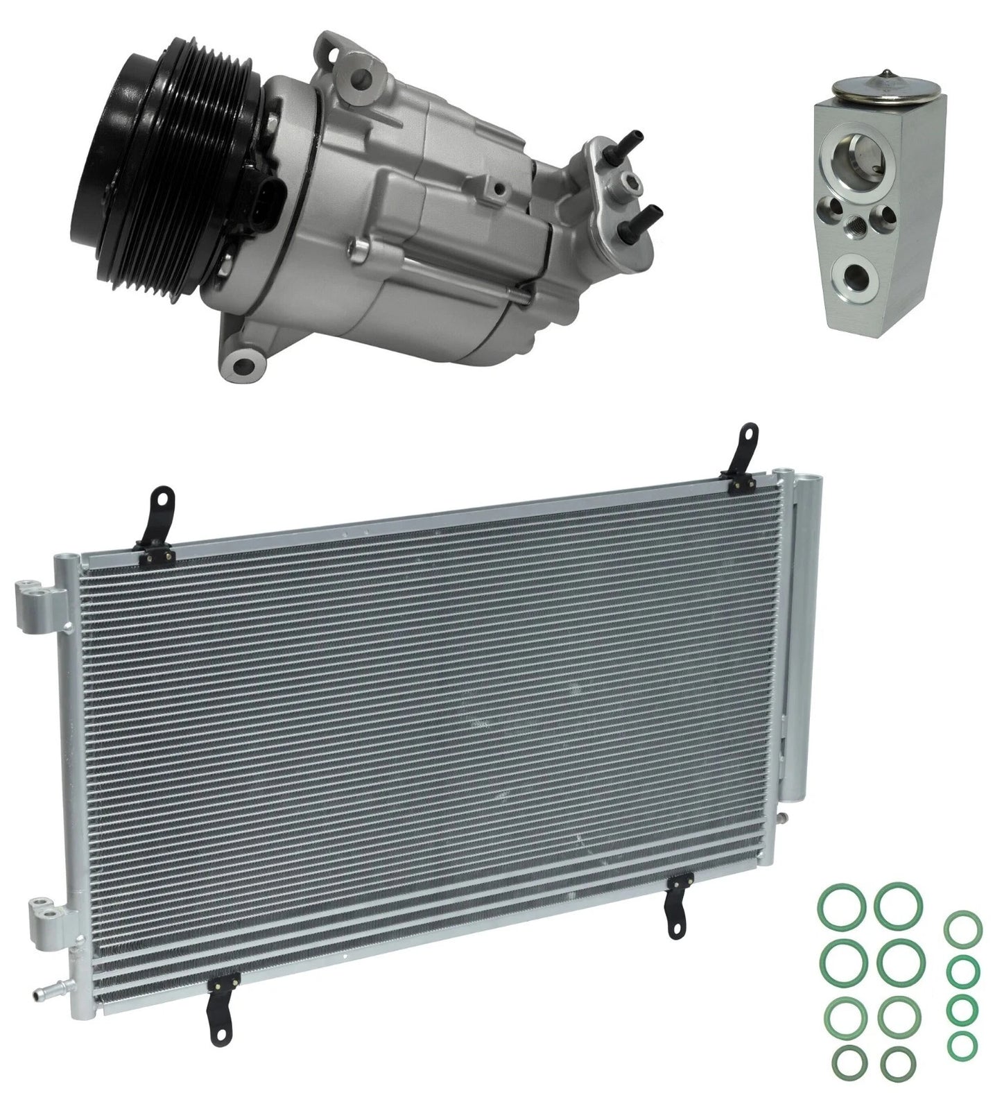 AC Compressor Kit With Condenser for Chevrolet Camaro 3.6L (2014–2014)