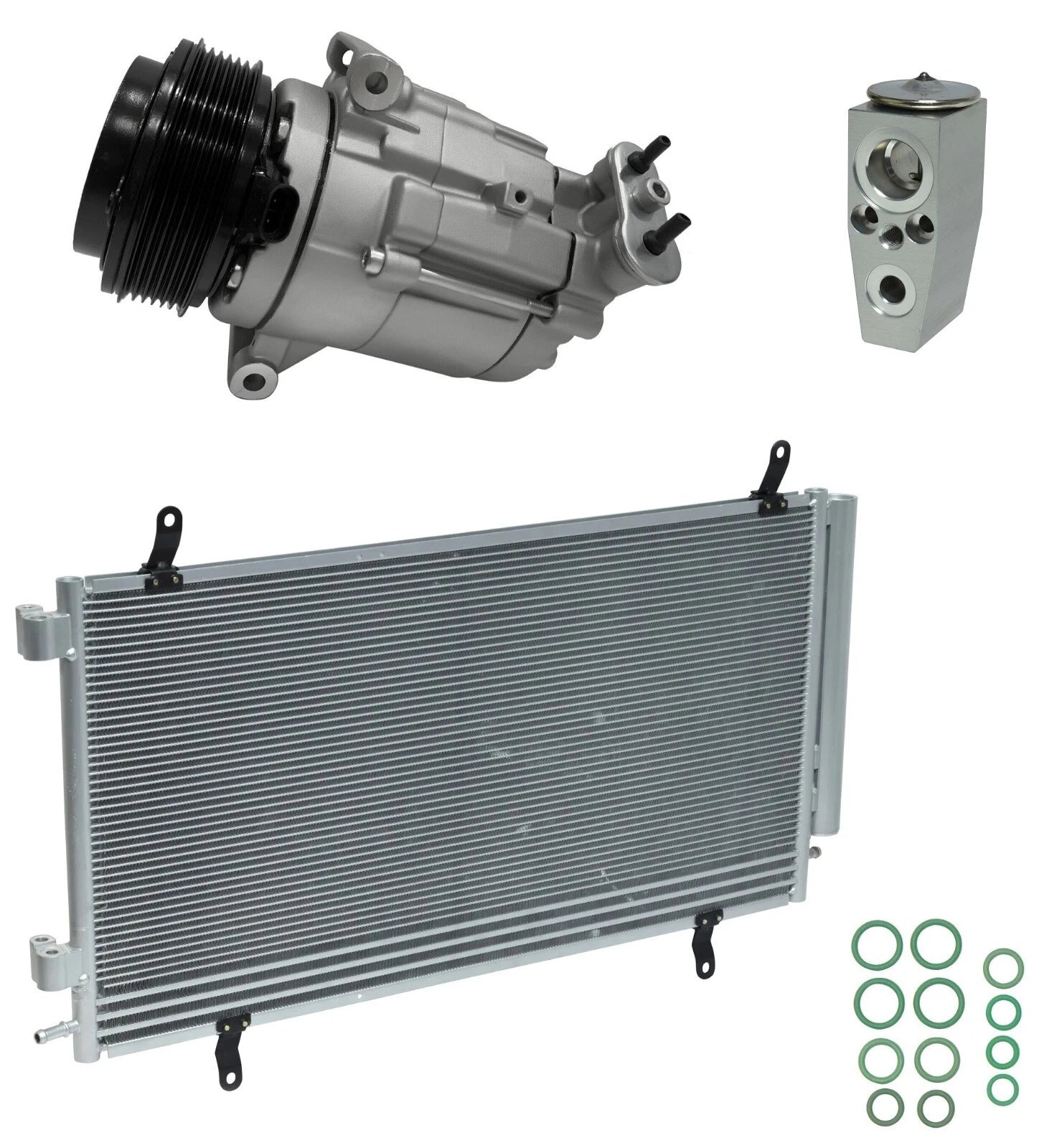 AC Compressor Kit With Condenser for Chevrolet Camaro 3.6L (2014–2014)
