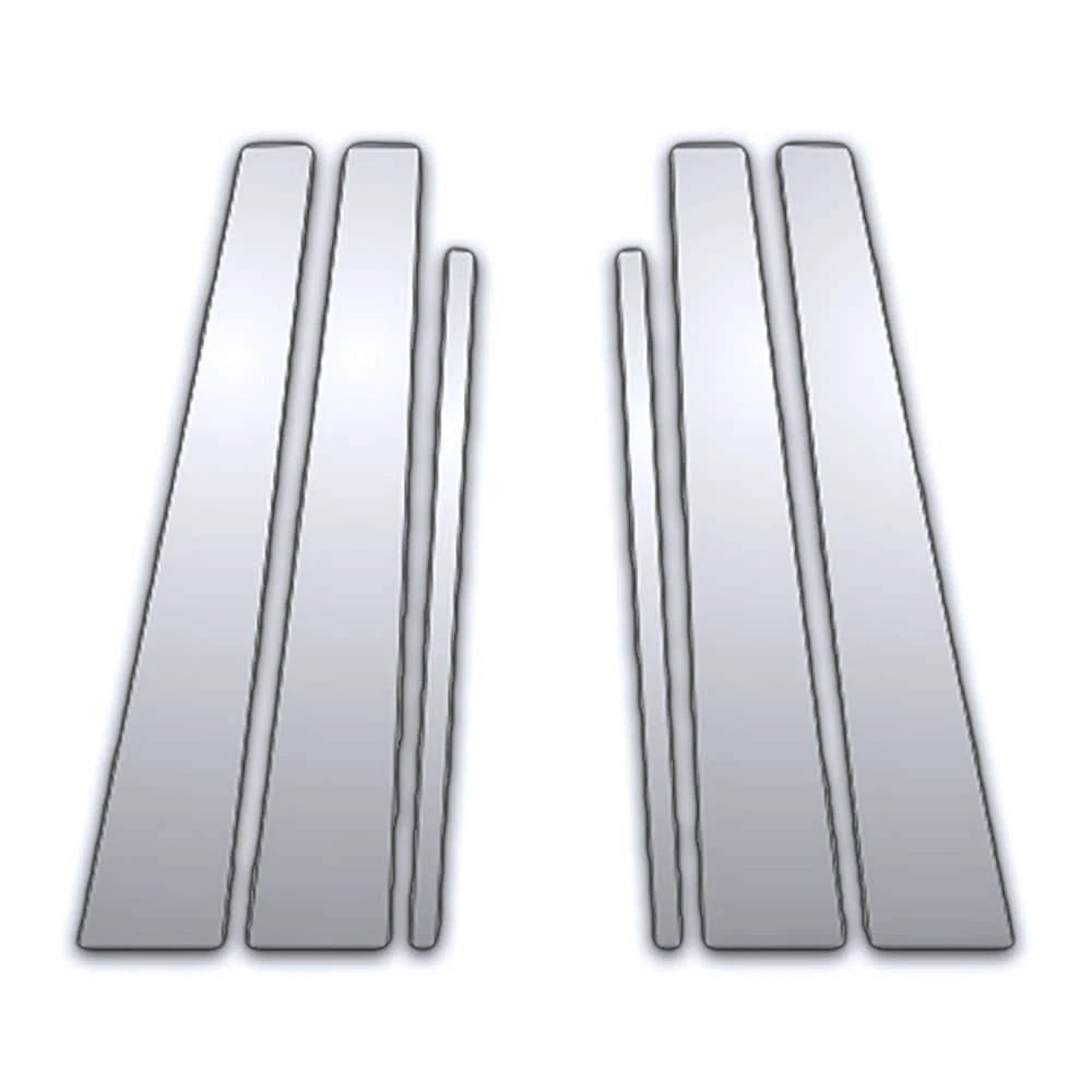 6Pc Chrome Pillar Post Covers Replacement for Cadillac Deville (2000–2005)