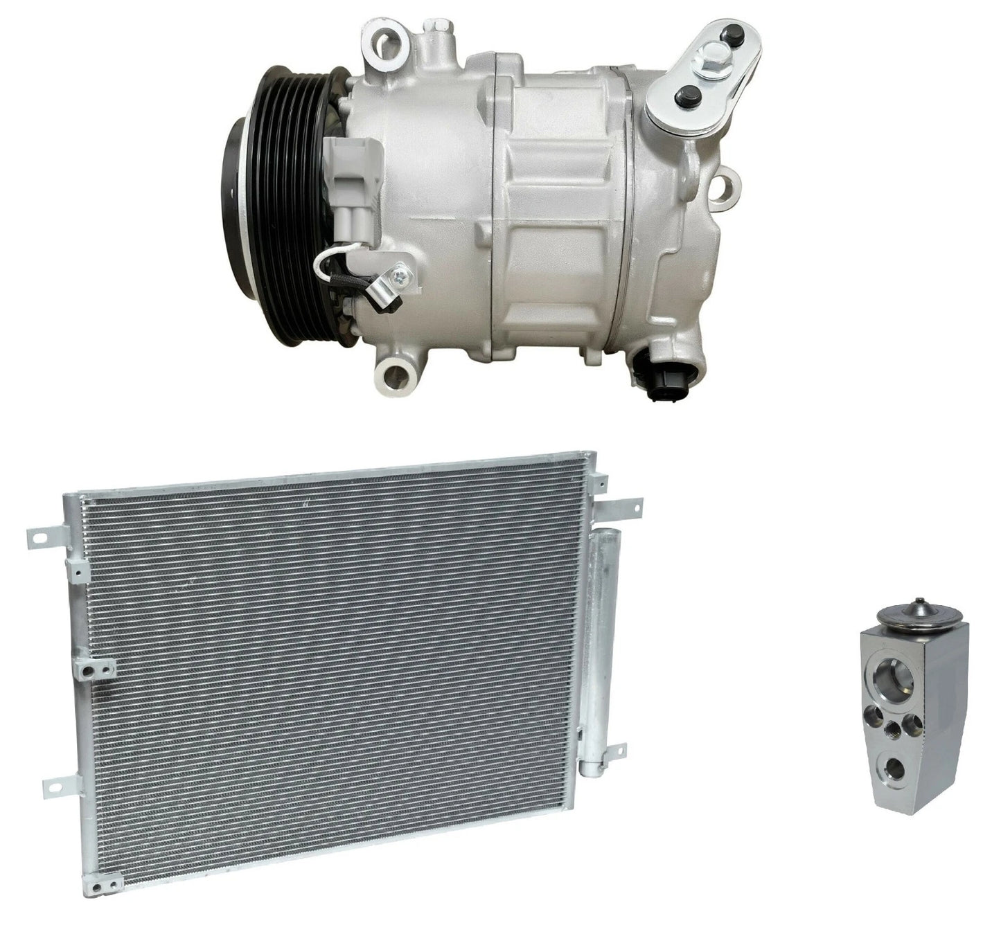 A/C Compressor Kit With Condenser for Jeep Cherokee 2.4L (2016–2017)
