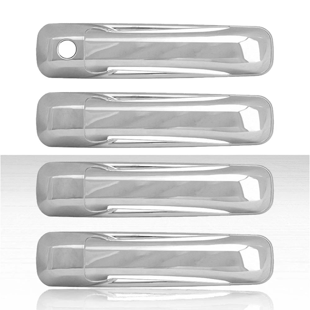 4dr Door Handle Cover Set for 2005-2011 Jeep Commander - Chrome