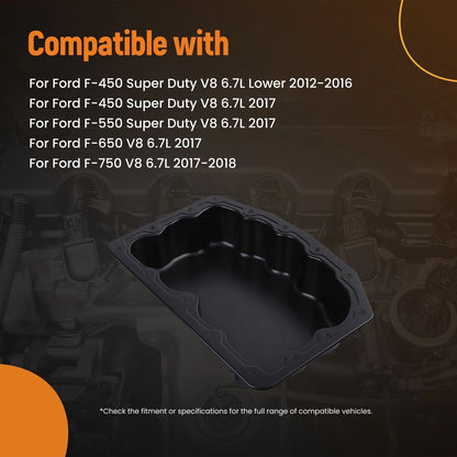 Engine Oil Sump for Ford F-250 F-350 F-450 F-550 6.7L V8 (2011–2018)