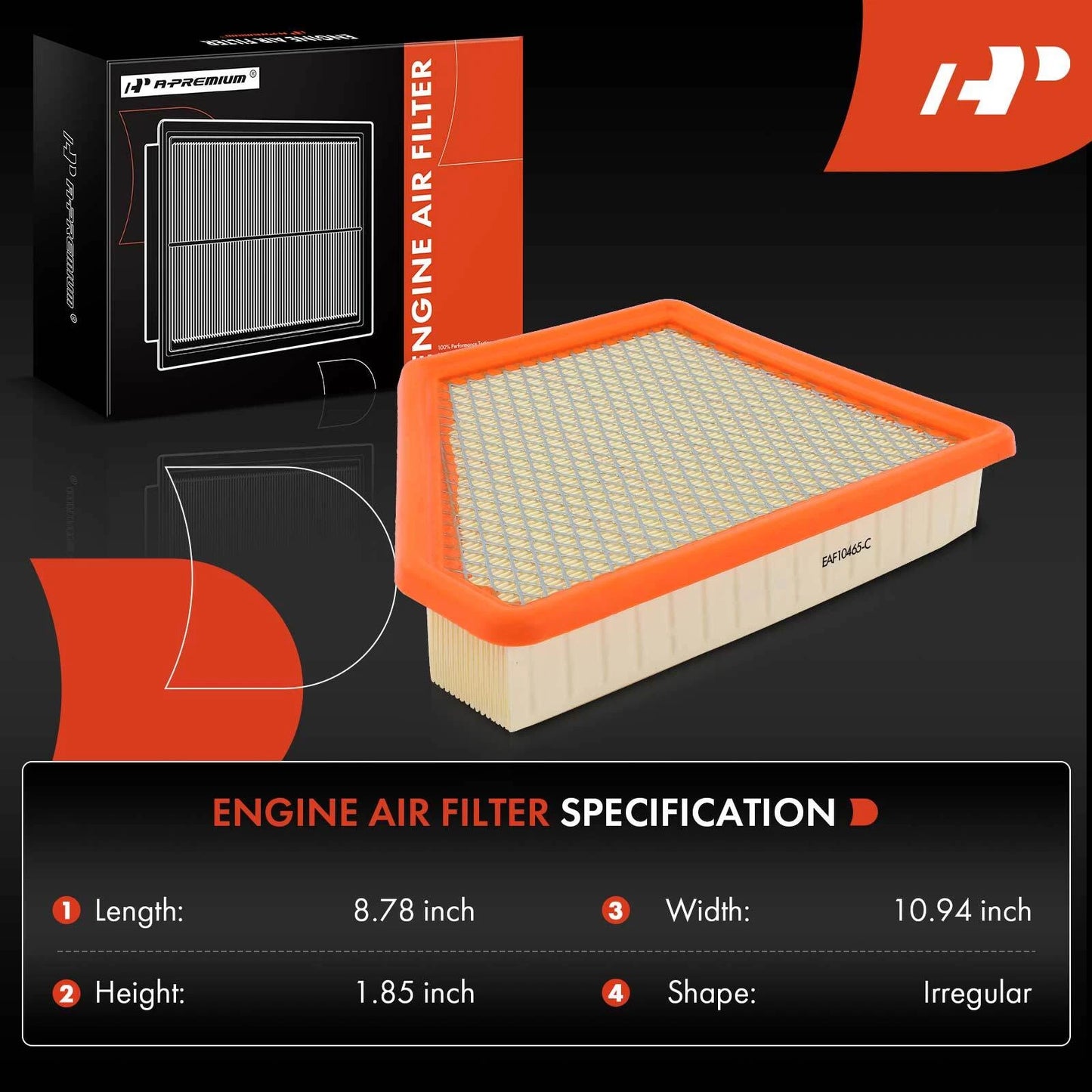 2X Engine Air Filter for Chevy Equinox GMC Terrain (2010–2017)