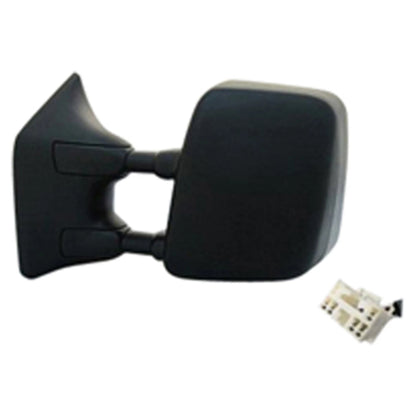 Replacement Textured Driver Side Power Door Mirror w/Heated Glass