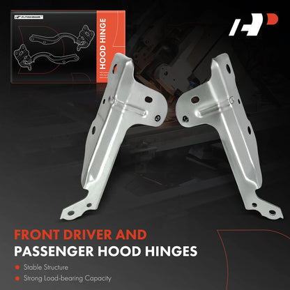 2Pcs Front Hood Hinge for GMC Sierra 1500, Chevy Silverado 1500 (2014–2018)