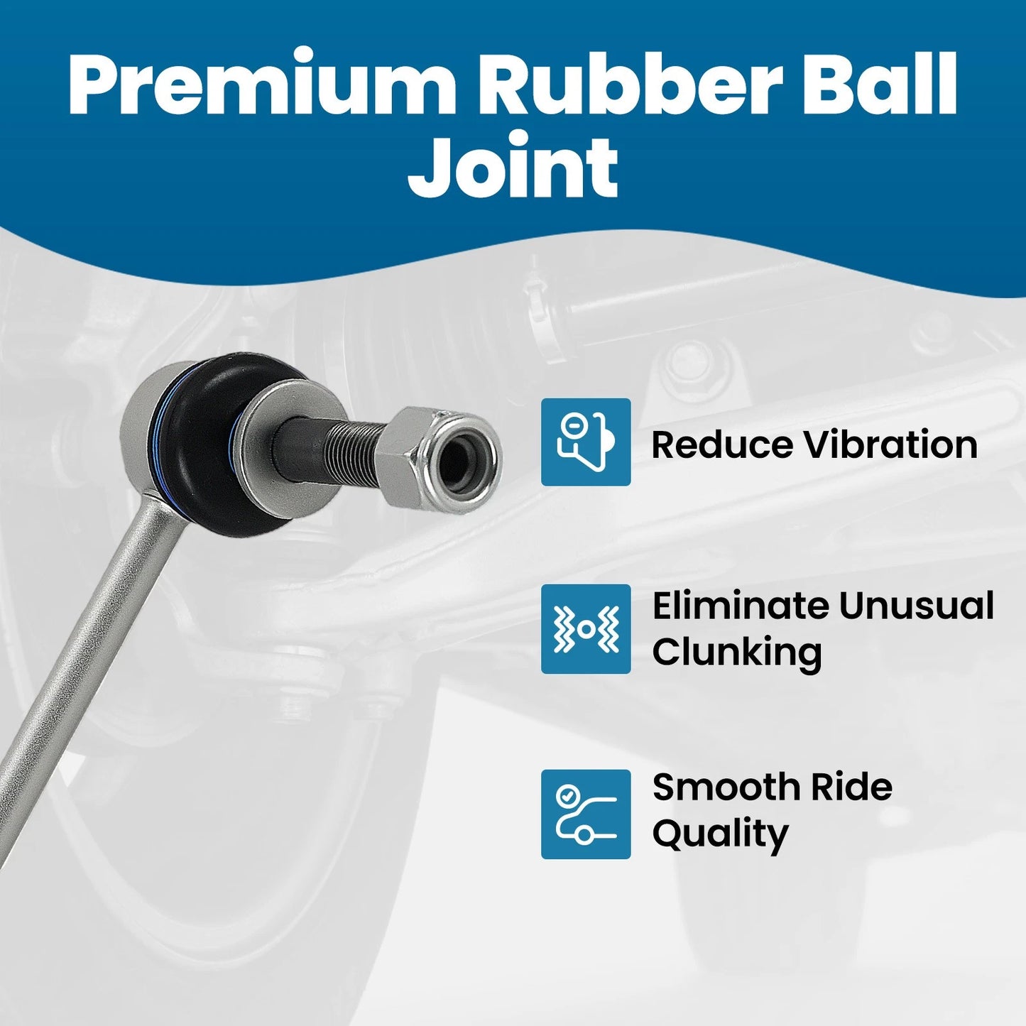 Front and Rear Stabilizer Link Kit for Toyota 4Runner FJ Cruiser (2007–2019)