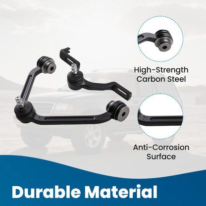 Front Upper Control Arms (Left & Right) for Ford Explorer 1995–2001 (Steel)