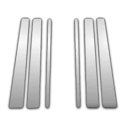 6Pc Chrome Pillar Post Covers for 97-16 Lincoln Navigator - P4014