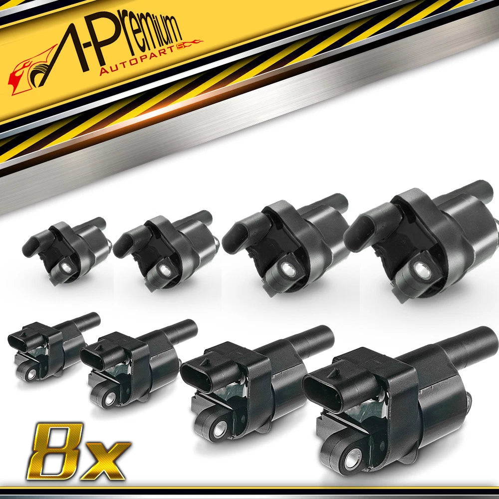 8x Ignition Coil for Chevrolet Silverado 1500 (2007–2013) GMC Sierra 1500