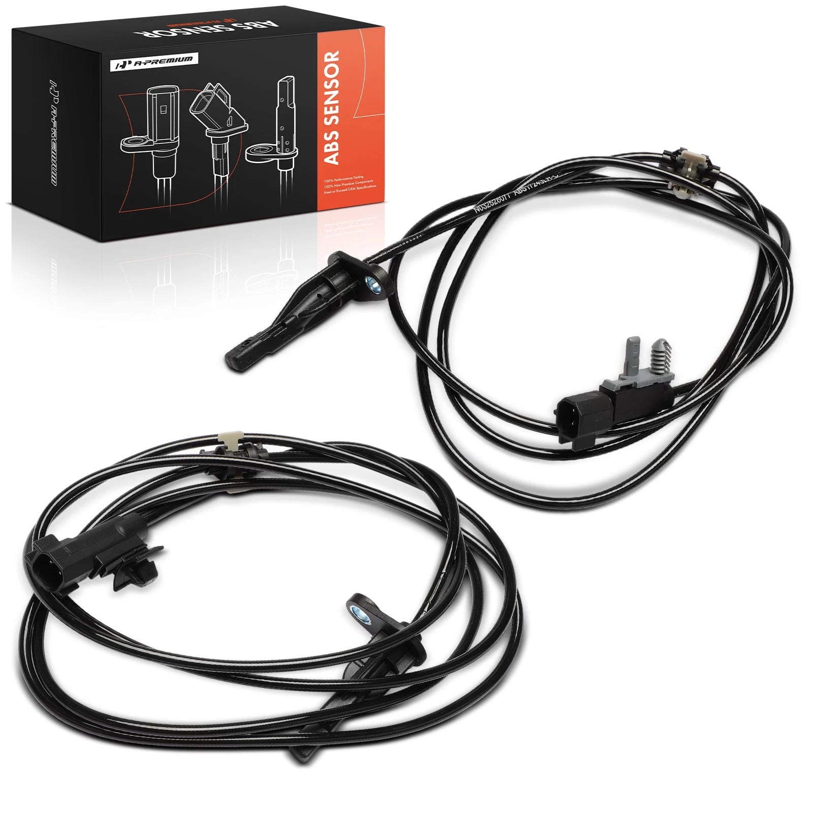 2X Rear ABS Wheel Speed Sensor for Chevy Silverado 1500 GMC Sierra (2019)