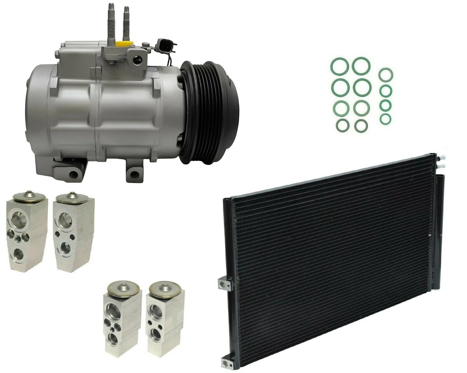 AC Compressor Kit with Condenser for Ford Escape (2008–2012)