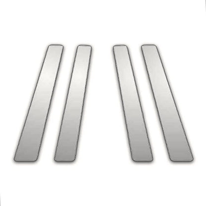 Chrome Pillar Post Covers 4 Piece for Mazda Protege (2000–2003)