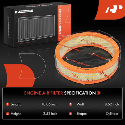 2X Engine Air Filter for Chevrolet S10, S10 Blazer, GMC S15 (1982–1985)