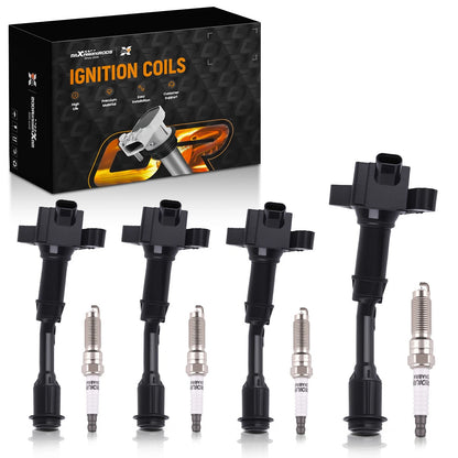 Ignition Coil and Spark Plug Set for Ford Fusion Escape (2014–2020)