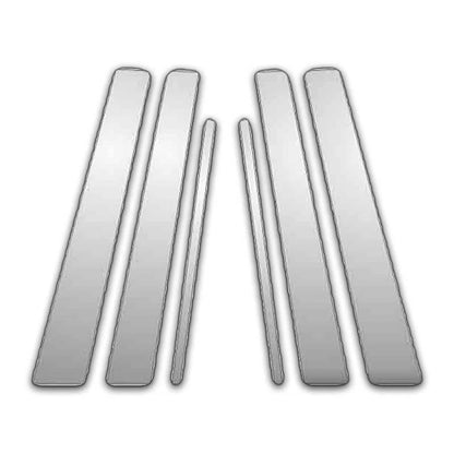 6 Pc Chrome Pillar Post Covers for 07-13 Toyota Rav 4 - P66221