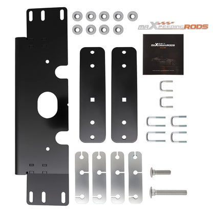 Black Steel Plow Mount for Polaris Sportsman (2006–2024)
