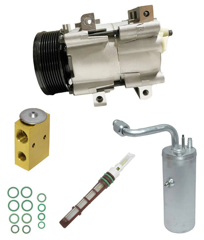 AC Compressor Kit Replacement for Ford Excursion 7.3L (2001–2005) Rear AC